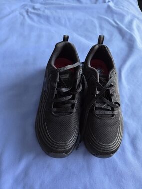 Skechers Black Mesh Athletic Sneakers